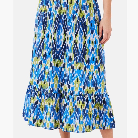 Nic + Zoe Diamond Dash tiered maxi skirt Designer size small - Picture 3 of 15